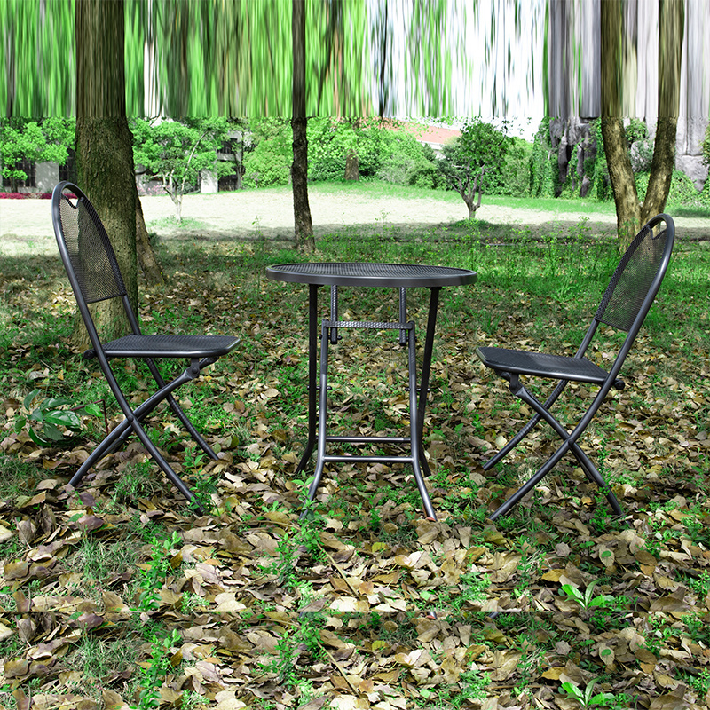 New Arrival Furniture  Outdoor Garden Metal folding Chair / Black Comfortable Event Chair sets