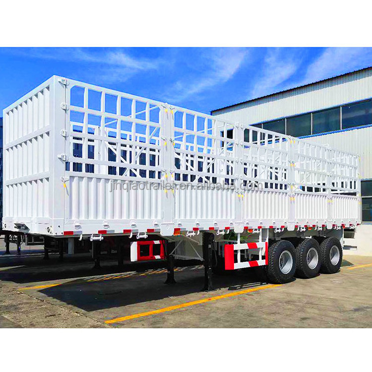 Manufactory Direct Enclosed 3 4 Axle 20Ft 40Ft 45Ft Heavy Capacity Cargo Semi Trailer For Sale