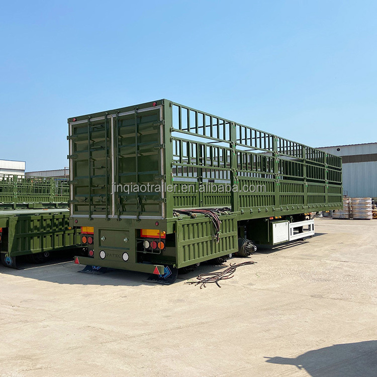 Manufactory Direct Enclosed 3 4 Axle 20Ft 40Ft 45Ft Heavy Capacity Cargo Semi Trailer For Sale