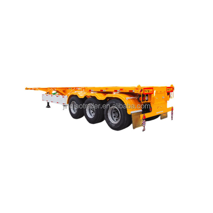 Port Used Container Chassis 20Ft 40Ft 45Ft Bomb Carts Terminal Trailer Heavy Duty For Sale