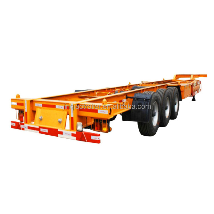 Port used container chassis trailer 20ft 40ft 45ft bomb carts terminal trailer heavy duty