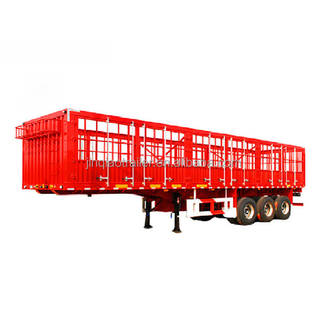 Manufactory Direct Enclosed 3 4 Axle 20Ft 40Ft 45Ft Heavy Capacity Cargo Semi Trailer For Sale