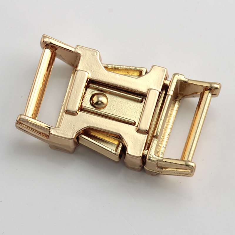 4772 Customized 15mm Removable Lighter Metal Buckle for Bags Slide Buckle Pet Cat Dog Buckle Accessory