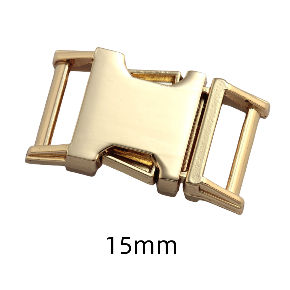 4772 Customized 15mm Removable Lighter Metal Buckle for Bags Slide Buckle Pet Cat Dog Buckle Accessory