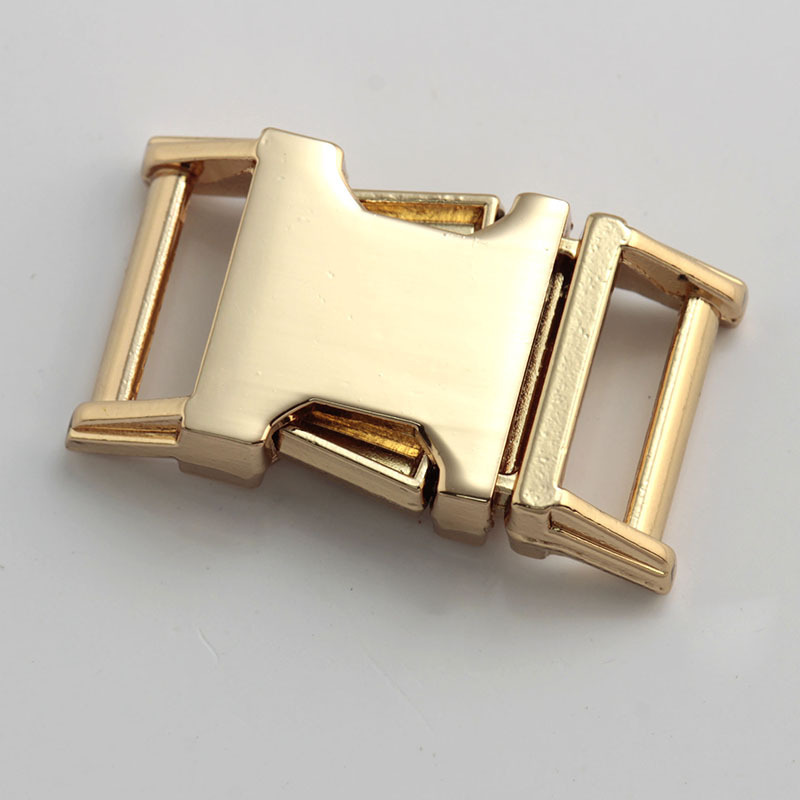 4772 Customized 15mm Removable Lighter Metal Buckle for Bags Slide Buckle Pet Cat Dog Buckle Accessory