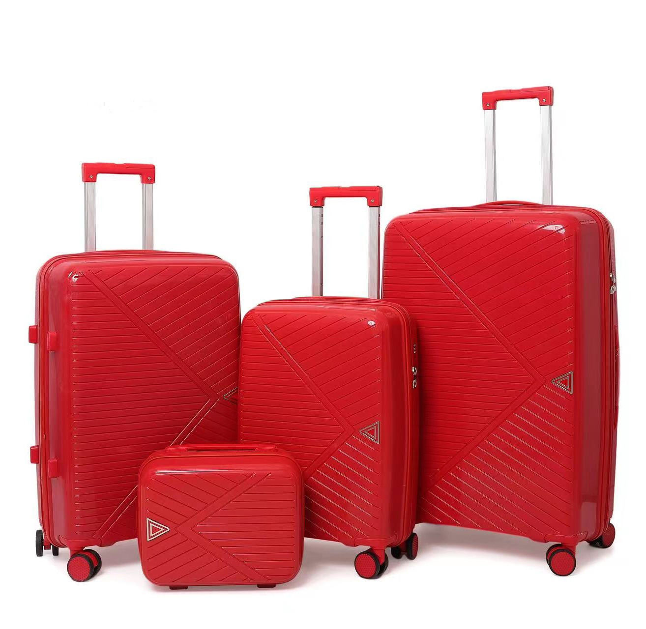 Popular 20\/24\/28 Inch 100% PP Fashion Suitcase Luggage Set With Removable Wheels