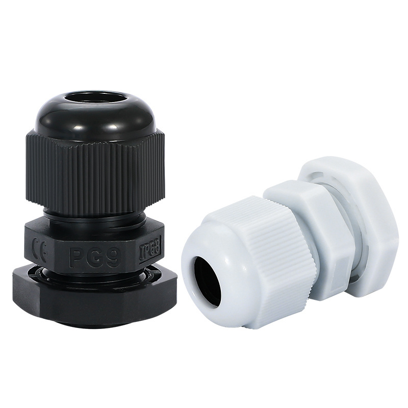 Cable Connectors Plastic Nylon Cable Gland Wire Protectors Cable Gland Joints Waterproof Adjustable PG7 PG9 PG11 PG13.5 PG1