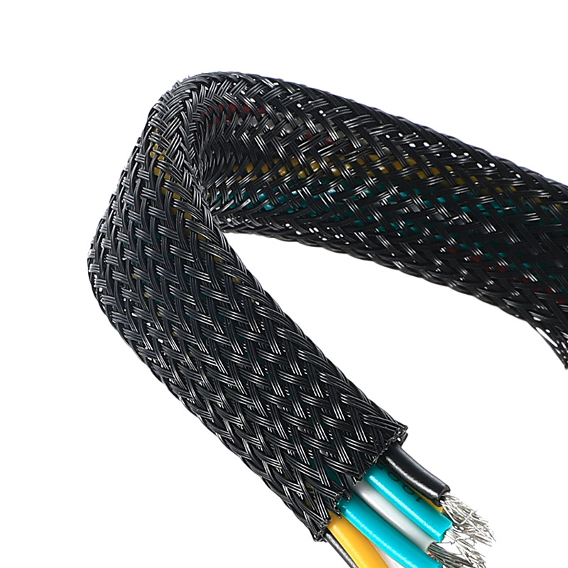 Expandable Braided Cable Sleeve, Braided Wire Sleeving, Cable Wrap Mesh Wire Loom