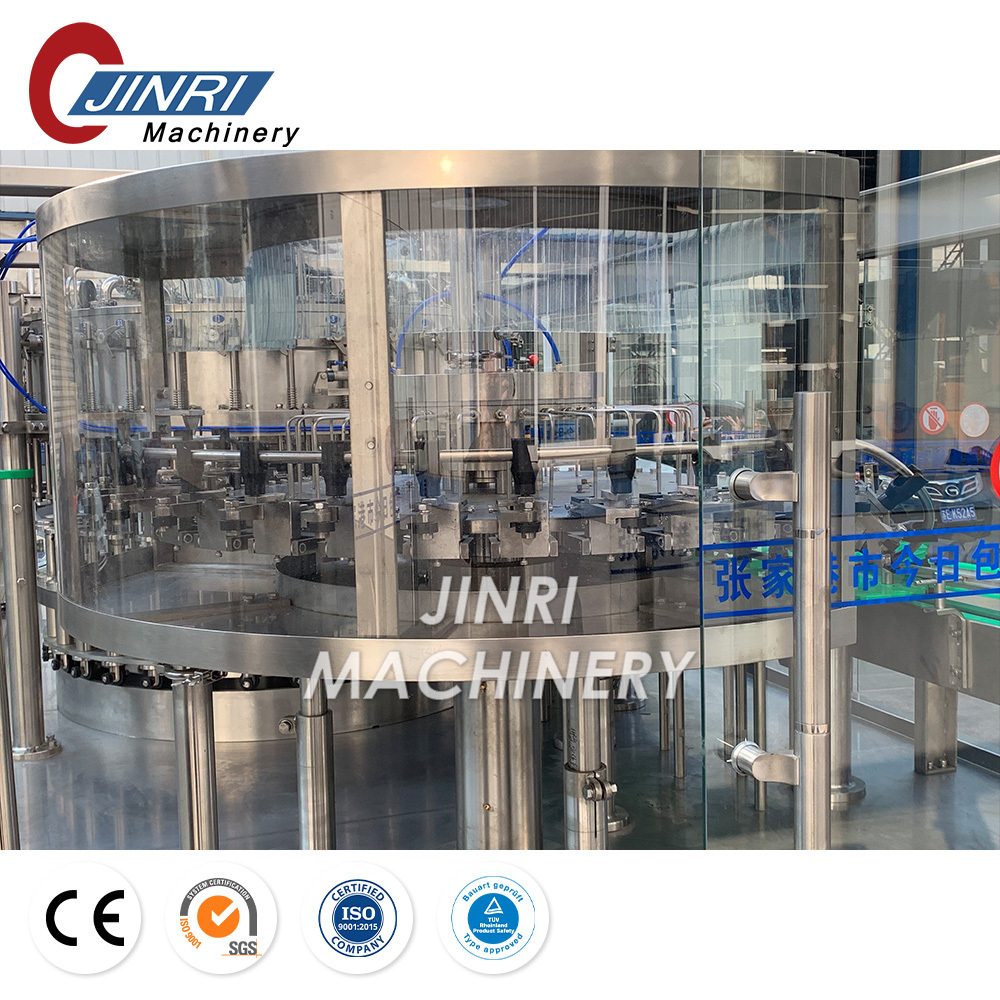 Germany Technology Fully Automatic Carbonated Juice Soft Drink Soda Water Filling Machine For Complete Production Line