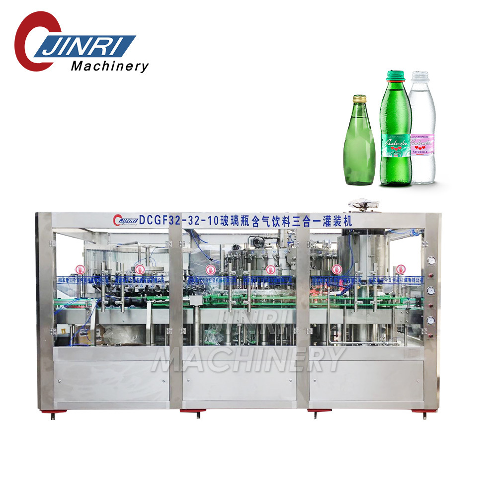 Germany Technology Fully Automatic Carbonated Juice Soft Drink Soda Water Filling Machine For Complete Production Line