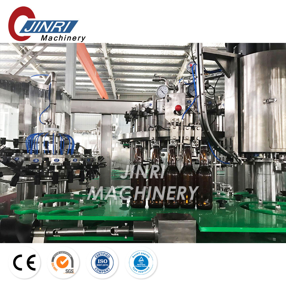 Automatic Beverage Juice Soda Beer Sparkling Water Making Liquid Filling Machines Production Line Beer Filling Machine