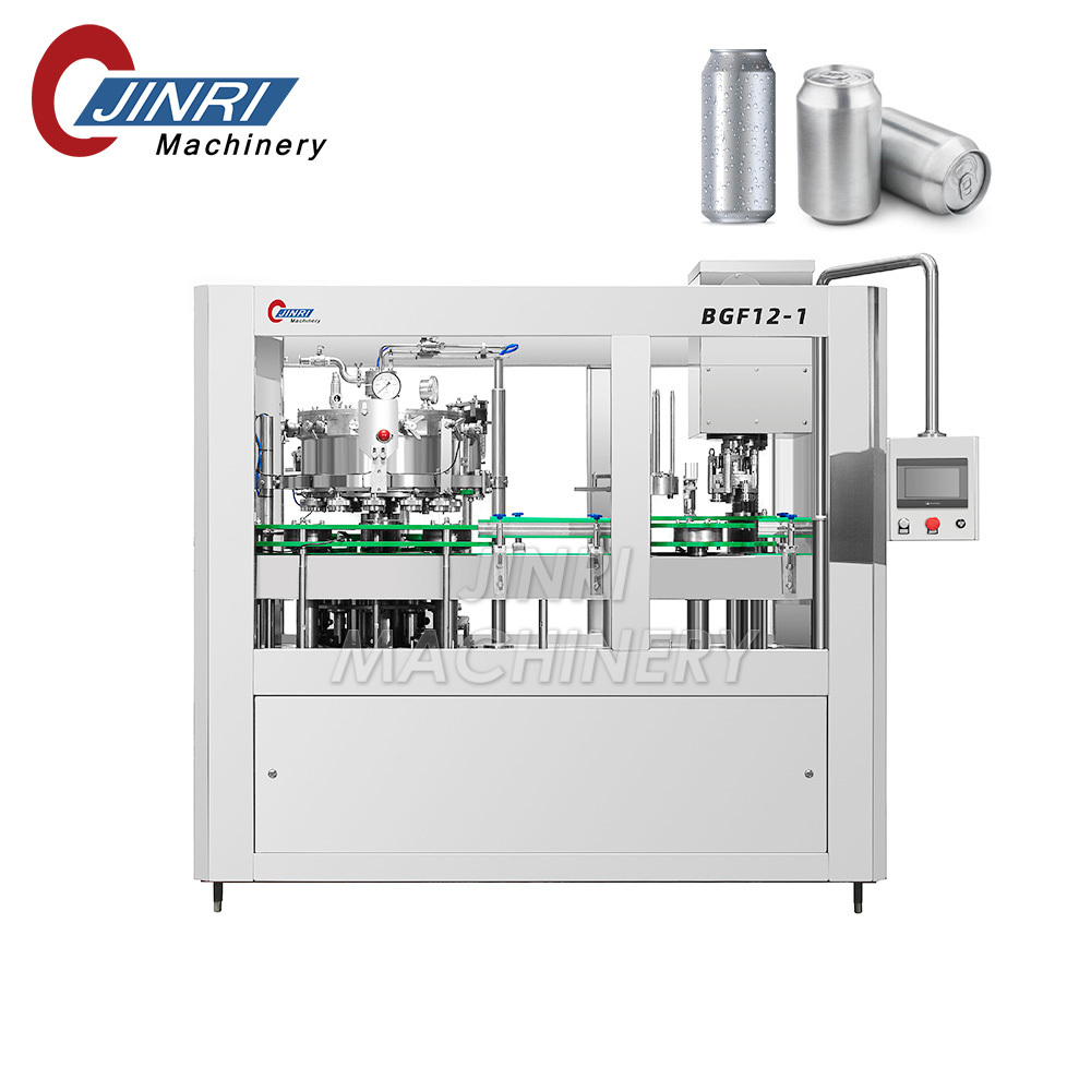 Aluminum Can Carbonated Soft Drink Beer Machinery Equipment Beer Filling Production Line Beer Can Filler