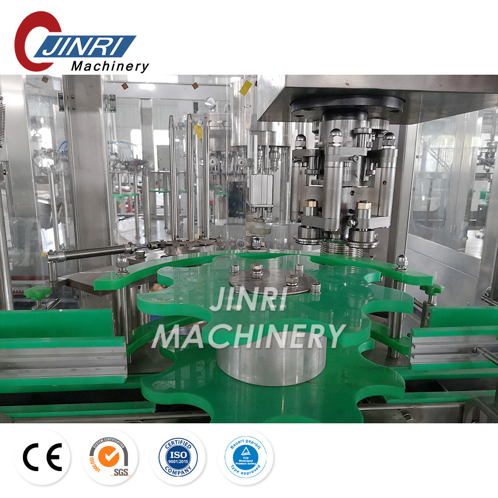 Fully Automatic Aluminum Fruit Juice Soft Drinks Beer Canning Line Can Filling Machine for Small Business Production Line