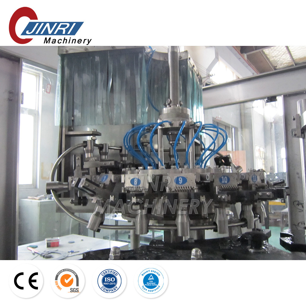 Automatic Glass Bottle Sparking Wine Carbonated Drink Beer Production Line Filling Making Bottling Machine Small Business