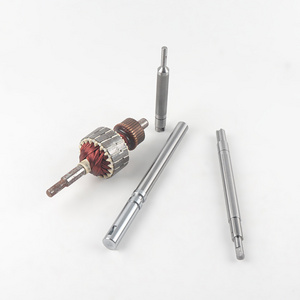 Custom stainless steel shaft precision gear drive electric motor shaft types