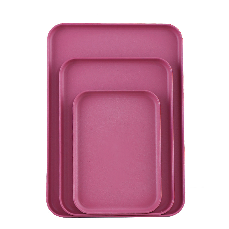 Modern Serving Tray  Customization High Quality Service Cheap Melamine Plastic Bulk Food Serving Trays   cafeteria tray