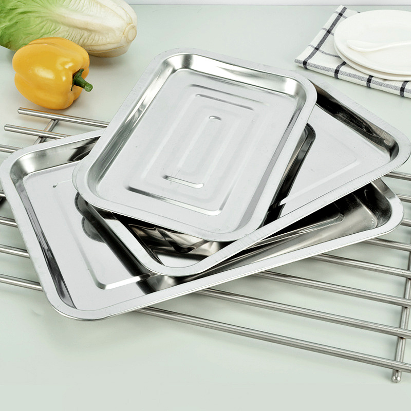 New Product Ideas 2023 Stainless Steel  Metal Serving Tray  Cheese Board