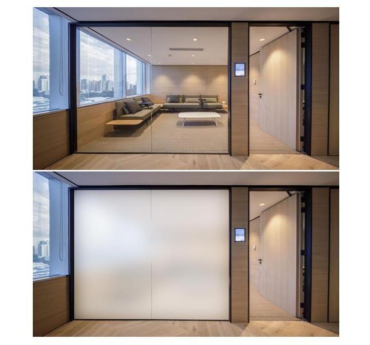 Super Clear Switchable Glass Smart Glass Self-adhesive Pdlc Smart Film