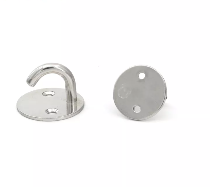 JRSGS Marine Ringing Hardware 304/316 Stainless Steel Pad Round Circle  Eye Hook Plate