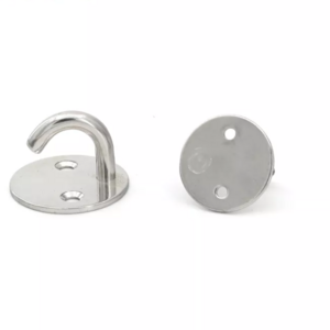 JRSGS Marine Ringing Hardware 304/316 Stainless Steel Pad Round Circle  Eye Hook Plate