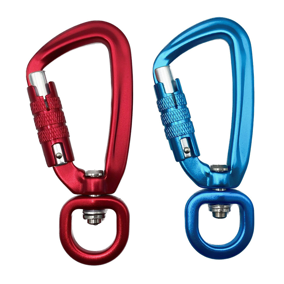 JRSGS Manufacturer autolocking carabiner Customized color and logo Aluminum dog hook 7801D1TN