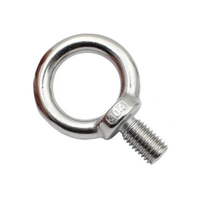 Wholesale Eye Bolt 304 Stainless Steel Marine Lifting Eye Screws Ring Loop Hole for Cable Rope Eyebolt Hook