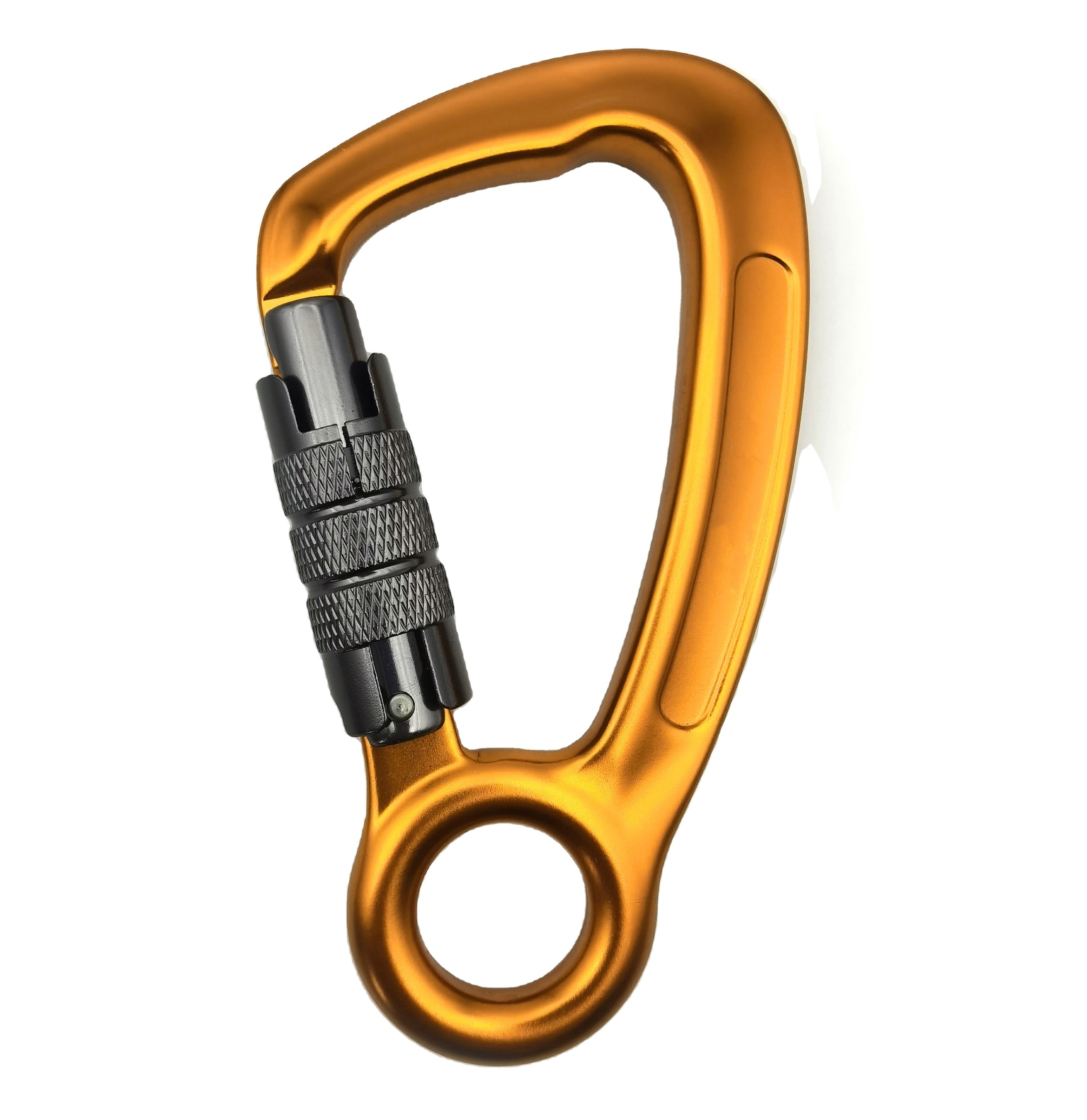 JRSGS Hot Sales High Quality Heavy Industry 30KN Snap Hook 7075 Aluminum Carabiner with screw Customized LOGO S7120TN