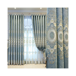 Quarto European Style  embroidered Blackout  House Home  Curtains For Bedroom and living room