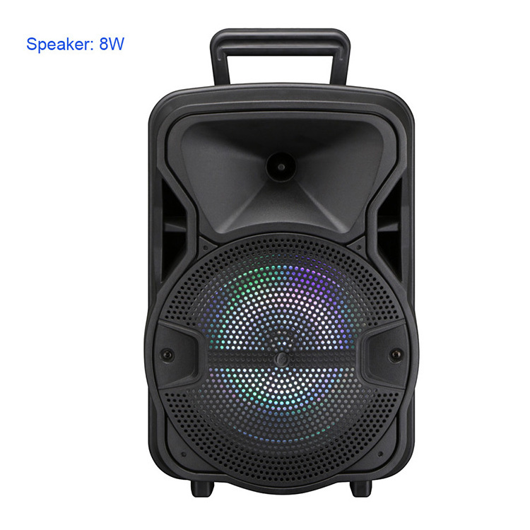 portable dj system 2x15inch active wireless trolley pa speaker with rechargeable battery