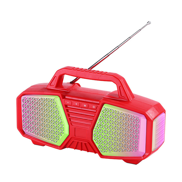 Factory Price Smart Wireless Speaker  Am Fm Dab Radio Noaa With Light Hi End Out Door Custom Logo Loud Bass Speaker