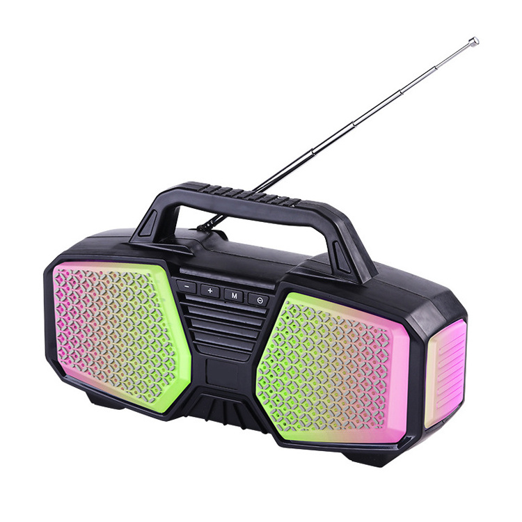 Factory Price Smart Wireless Speaker  Am Fm Dab Radio Noaa With Light Hi End Out Door Custom Logo Loud Bass Speaker