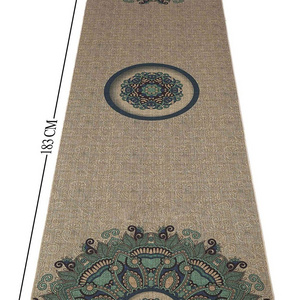 Yoga Mat Premium 5mm Print Thick Non Slip Exercise Fitness Mat for All Types of Yoga, Pilates floor Workouts