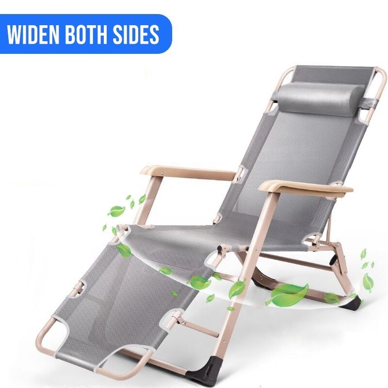 Camping Portable Foldable Beach Lounge Chair Outdoor Comfortable Lightweight Leisure Customized Logo Trade Assurance Moon Chair