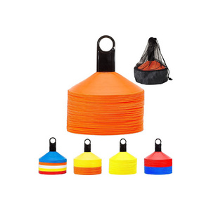 Disc Cone Set Soccer Football Training Equipment Agility Soccer Cones with Carry Bag and Holder for Football Training