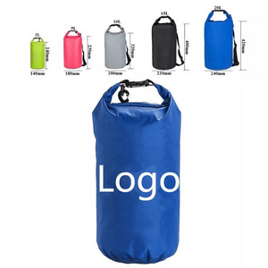 Drybag Custom Logo Foldable Backpack Waterproof Backpack Dry Bag Gym Bag Hiking Camping Outdoor Pvc 5L 10L 15L 20L 30L Pink 2pcs