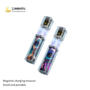 Trending Hot Products Custom Gifts Small Portable Magnetic lipstick charger 15000mAh Power Bank For Gifts