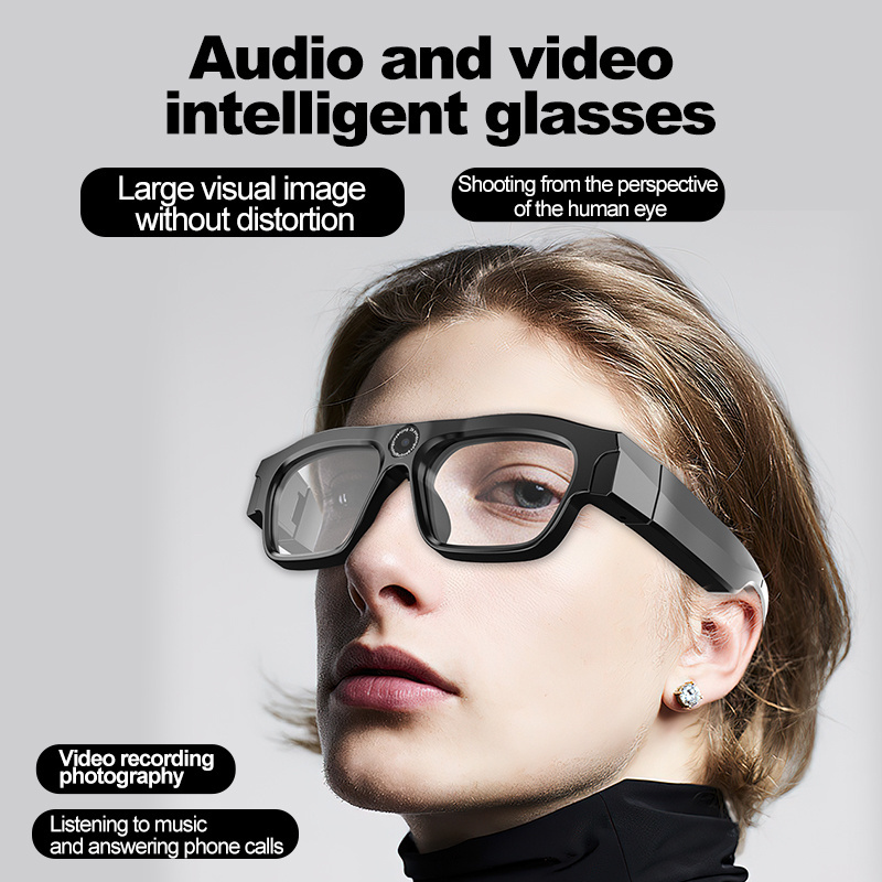 XV-18 blue tooth glasses with 4K ultra clear camera audio and video wireless glasses