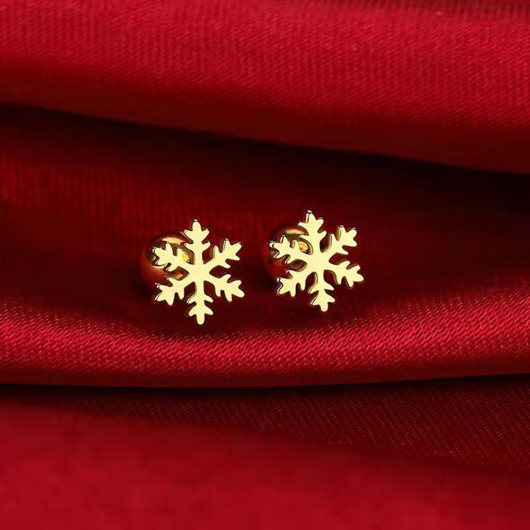 Wholesale Minimalist Dainty Waterproof Earrings 18K Gold Vacuum Plated Stainless Steel Stud Earrings Set