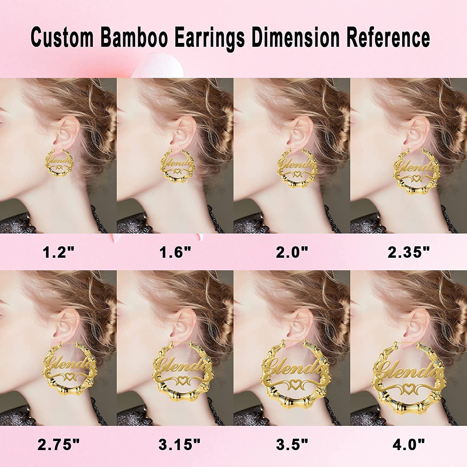 Personalised Custom Initial Name Zodiac Hoop Earrings 18K Gold Vacuum Plated Stainless Steel Earrings Women Designer Jewelry