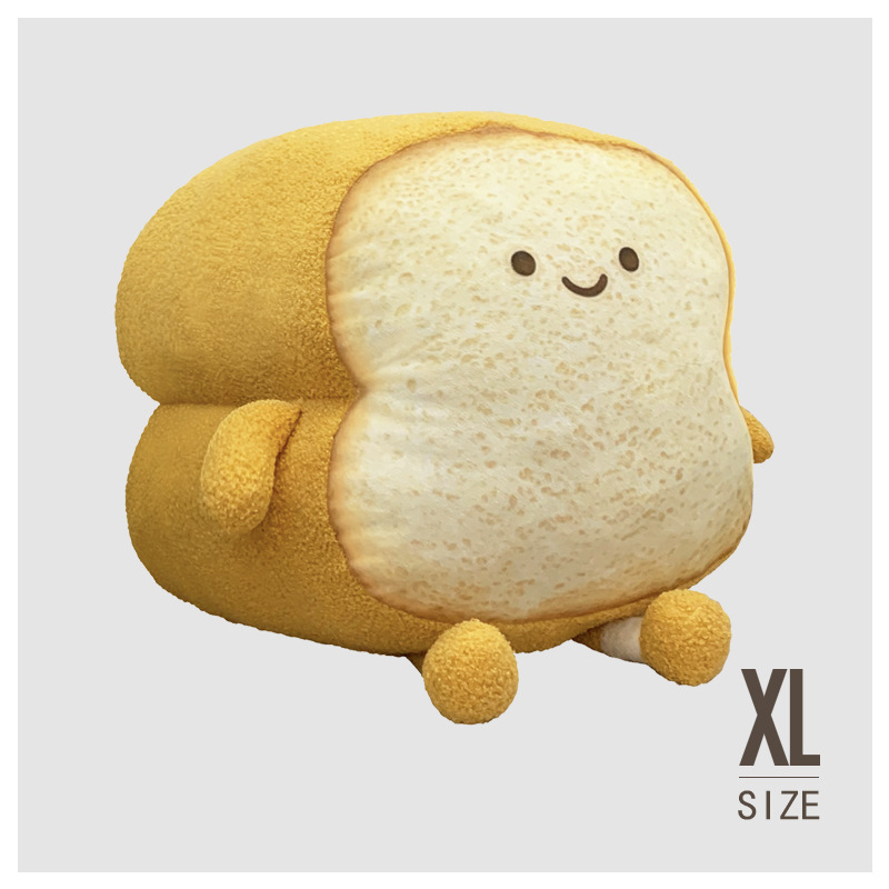 Toast Bread Pillow Funny Food Plush Toy Pillows Small Cute Stuffed Plush Toast Sofa Pillow