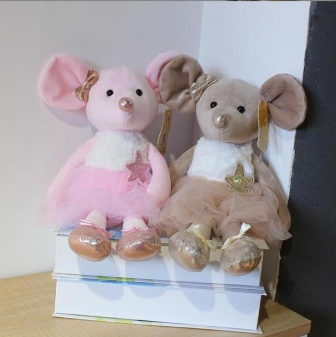 Wholesale Ballet Mouse plush toy mascot of the Year of the Mouse animal doll children's holiday gift birthday gift