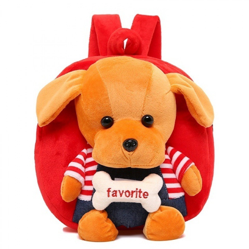 Toy backpack Cute Plush School Bag Backpack for Little Girls Party Gift Kids Children with Cute Dog Type Backpacks