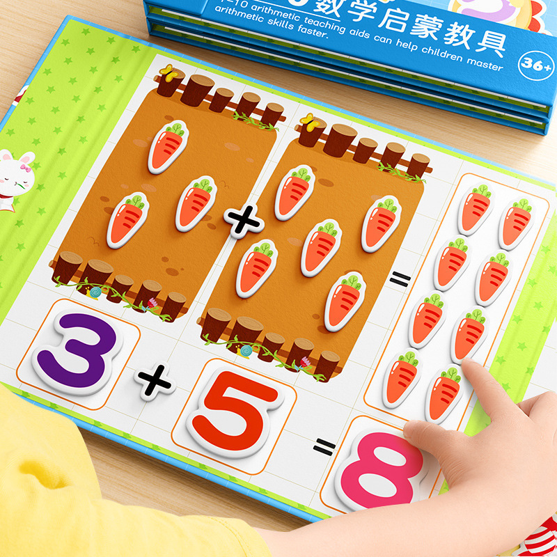 Preschool Mathematics Learning Toys Addition & Subtraction Math Game Kindergarten Numbers Counting Toy