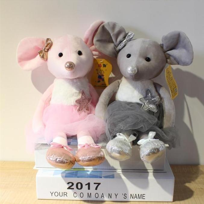 Wholesale Ballet Mouse plush toy mascot of the Year of the Mouse animal doll children's holiday gift birthday gift