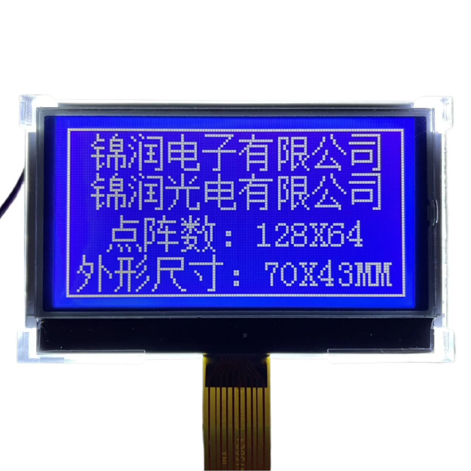 Mono LCD COG Display Positive Negative Backlight 12864 TH HTN FSTN Customized graphic displays