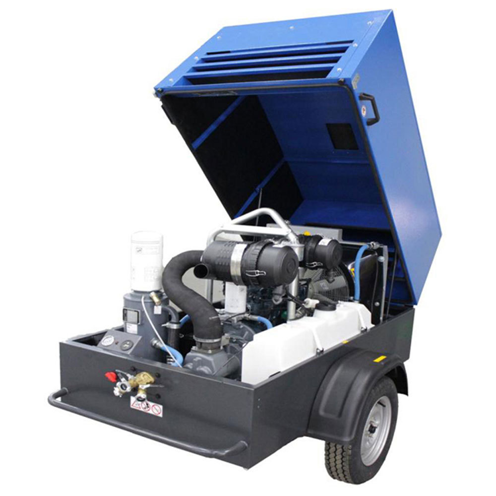 180cfm diesel air compressor for sand blasting machine