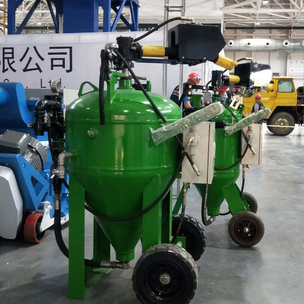 China  wet type dustless blast cleaning machine