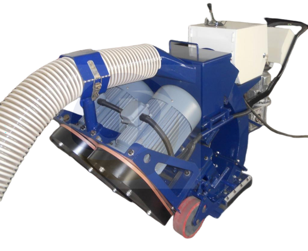 Concrete and asphalt road wheel abrator shot blasting machine