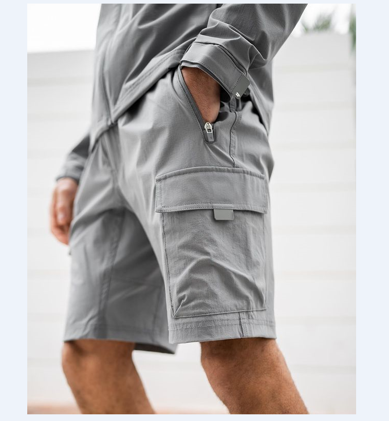 Wholesale 2024 Pre-sales summer high quality men  cargo tech combat shorts  with  cargo pockets