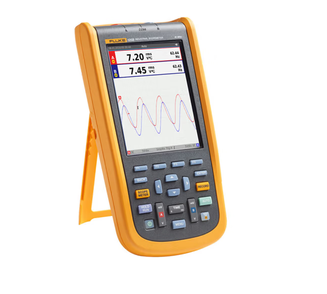 FLUKE 125B Industrial ScopeMeter handheld Oscilloscopes 40MHZ